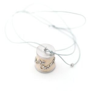 Ασημένιο μενταγιόν “Be the change"