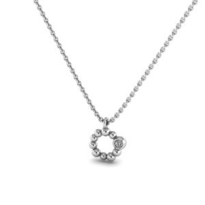 Ασημένιο μενταγιόν "small sparkling orb"