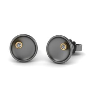 ασημένια σκουλαρίκια “Iris” με lab grown διαμάντια