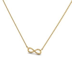 Χρυσό μενταγιόν "άπειρο"