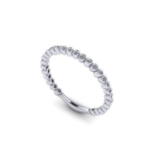 Λευκόχρυσο σειρέ δαχτυλίδι