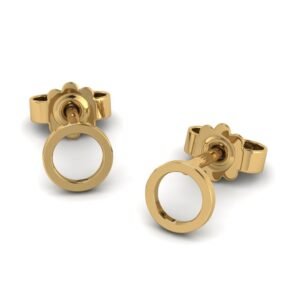 Σκουλαρίκια χρυσά κύκλος μικρός