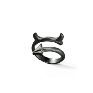 Ασημένιο δαχτυλίδι "Daemon"μεγάλο