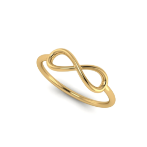 Χρυσό δαχτυλίδι “άπειρο”